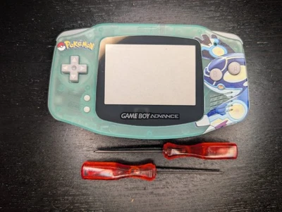 Nintendo Kyogre Pokemon Complete Shell Kit Game Boy Advance Housing GBA - Image 1 of 4