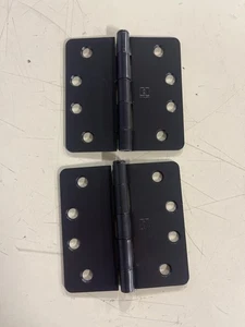Hager Store Front Hinge, Non-Removable Pin, 4 X 4" Dark Bronze (LT. WEAR/TEAR) - Picture 1 of 7