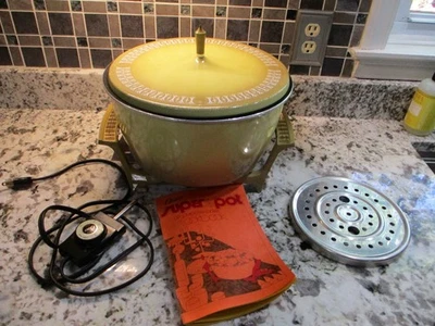 Olla eléctrica Oster de colección de 8 cuartos de galón de cocción lenta marrón y a fuego lento - Probada funciona Foto 1 de 4