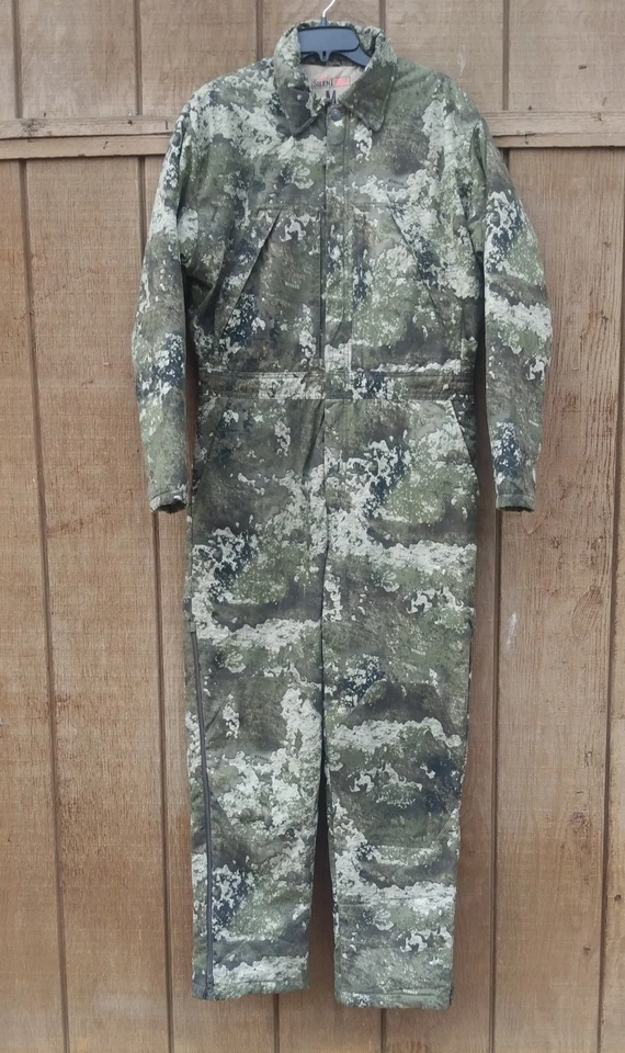 Redhead Silent Hide camo Coveralls Quilt Lined camouflage Men's Size M EUC SEE ! - Image 1 of 4