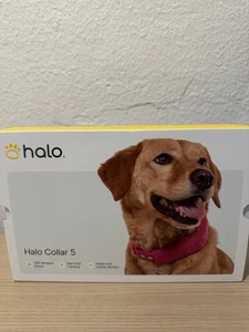Halo Collar 5, New Wireless Dog Fence & GPS Dog Collar - NEW IN BOX - Pink - Picture 1 of 4