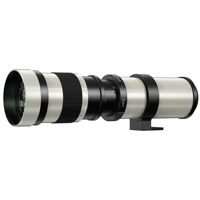Lightdow 420-800mm F8.3 telephoto lens with adapter for RF mount Canon cameras - Image 1 of 4