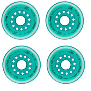 Labeda Inline Rollhockey Skate Rollen Union Teal 80 mm 4er Set - Bild 1 von 2