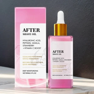 Strawberry Vanilla After Shave Oil 90ml Shaving Care Oil for Women Smooth Skin - Picture 1 of 9