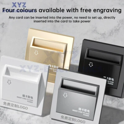 Hotel Keycard System Insert Card To Take Power Saving Energy AC180-250V 3-wire - Image 1 of 4