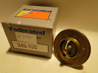 1968-1984 Cadillac V8 345-195 graus latão termostato Eldorado DeVille Fleetwood - Imagem 1 de 3