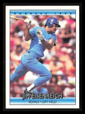 Jim Eisenreich 1992 Donruss #297  Kansas City Royals - Image 1 of 2
