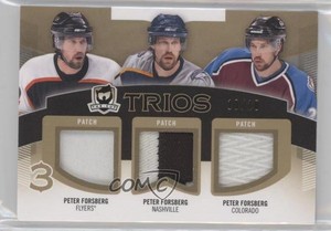 2012-13 Upper Deck The Cup Trios Patch /10 Peter Forsberg #C3-PFBRG Patch HOF