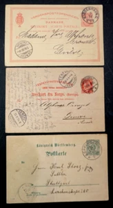 Lot of three very old postal cards - Picture 1 of 2