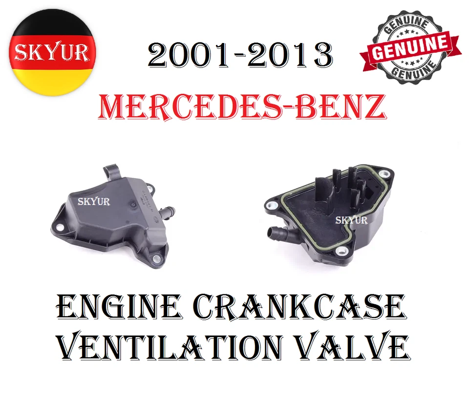 Válvula de ventilación del cárter del motor separador de aceite para Mercedes-Benz 2001-2013 Foto 1 de 4