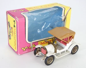Matchbox Opel Coupe 1909 Y4 White Toy Car Model Vintage Collectable - Picture 1 of 13