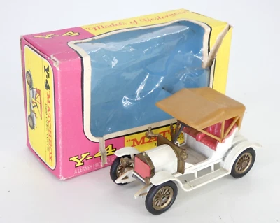 Matchbox Opel Coupe 1909 Y4 White Toy Car Model Vintage Collectable - Image 1 of 4