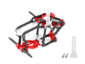 Aluminium/Carbon Fibre/Delrin Main Frame (RED) - BLADE NANO S2 (MH-NAS2105) - Picture 1 of 6