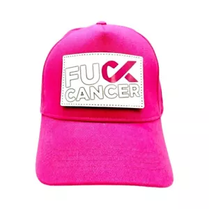 Fuck-Cancer F Cancer Awareness Hat Support With Removable Patch FREE SHIPPING - Picture 1 of 4