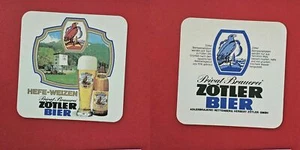 Adlerbrauerei Rettenberg Bierflasche mit Glas Brauerei Bierdeckel - Picture 1 of 1