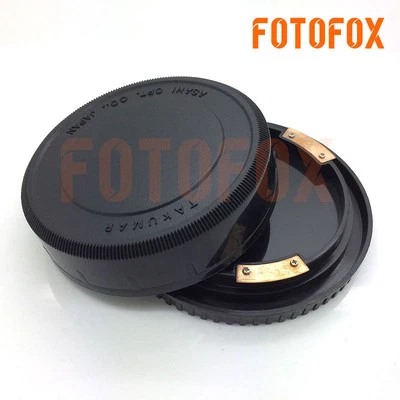 for Pentax 6x7 67 PK67 Rear Lens Cap Body Cap Dust Cover Set
