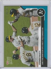 2020 Topps Now Parallel #108 STEPHEN PISCOTTY OAKLAND ATHLETICS 34/49