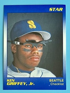 1990 STAR COMPANY Ken Griffey Jr #1 of 11 Blue Seattle MARINERS HOF