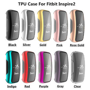 Full Cover For Fitbit Inspire 2 Plating TPU Watch Case Bumper Screen Protectors