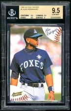 Alex Rodriguez Rookie Card 1994 Action Packed Minors #1 BGS 9.5 (9.5 9.5 9.5 9)