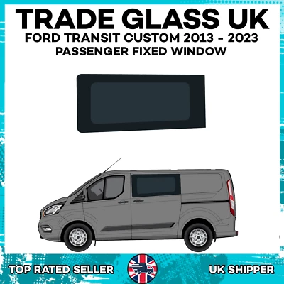 Ford Transit CUSTOM Passenger Side Tinted Window  13-23 - Image 1 of 4