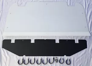 KIT DE PARABRISAS PANEL TRASERO TRANSPARENTE XTREME RACING POLARIS RZR 900 3/16" 900S 40151 - Imagen 1 de 5