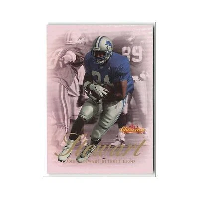 James Stewart 2000 Fleer Showcase #39 Detroit Lions Football Card NM - Image 1 of 3