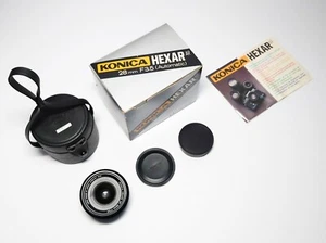 Konica Hexar AR 28mm F3.5 Wide Angle Prime Lens +++ IMMACULATE + BOXED +++ - Picture 1 of 12