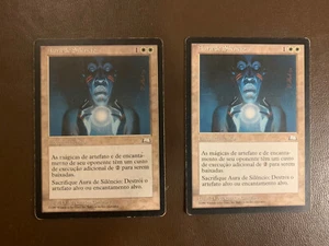 2x Aura of Silence, MTG Weatherlight (1997) Uncommon White Enchantment - Picture 1 of 1