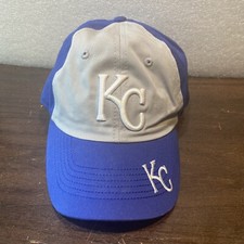 Kansas City Royals Baseball Cap One Size Fan Favorite Gray And Blue 