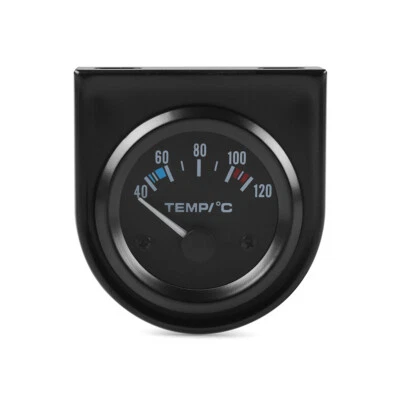 Universal 2'' 52mm Pointer White LED Water Temp Gauge Meter 40-120℃ with Sensor - Image 1 of 4
