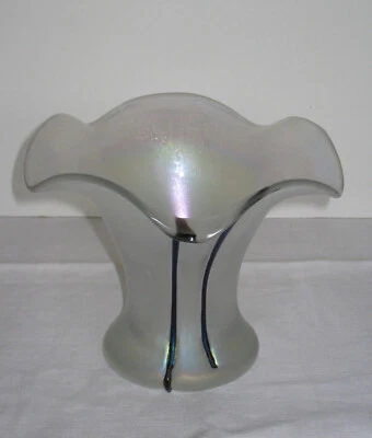 " FREIHERR von POSCHINGER“ GLAS VASE 15,5 cm GEBRAUCHT - Bild 1 von 4