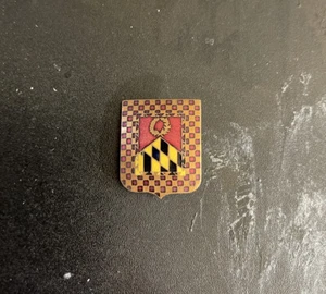 224o Regimiento de Artillería de Campo de Maryland Pin Back Unidad Pin Inacabado - Imagen 1 de 5