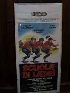 Escuela Por Ladrones Cartel 1986 Paolo Pueblo Boldi Lino Banfi Maria Salerno GQ - Picture 1 of 1