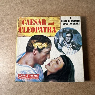 Caesar and Cleopatra 8mm Film Castle Films Super 8 No. 1046 Home Movie Complete Foto 1 de 3