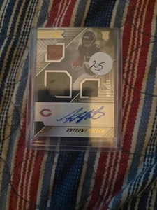 2018 Panini Xr Football Triple Patch Auto Anthony Miller RC 001/199 180 - Picture 1 of 3