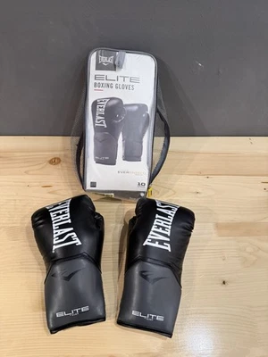 Boxhandschuhe Everlast Elite 2 10OZ Black - Bild 1 von 2
