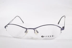 Vogue Eyeglasses VO 3358 612-S Women Dark Blue Semi-Rimless Metal Glasses Frames - Picture 1 of 4