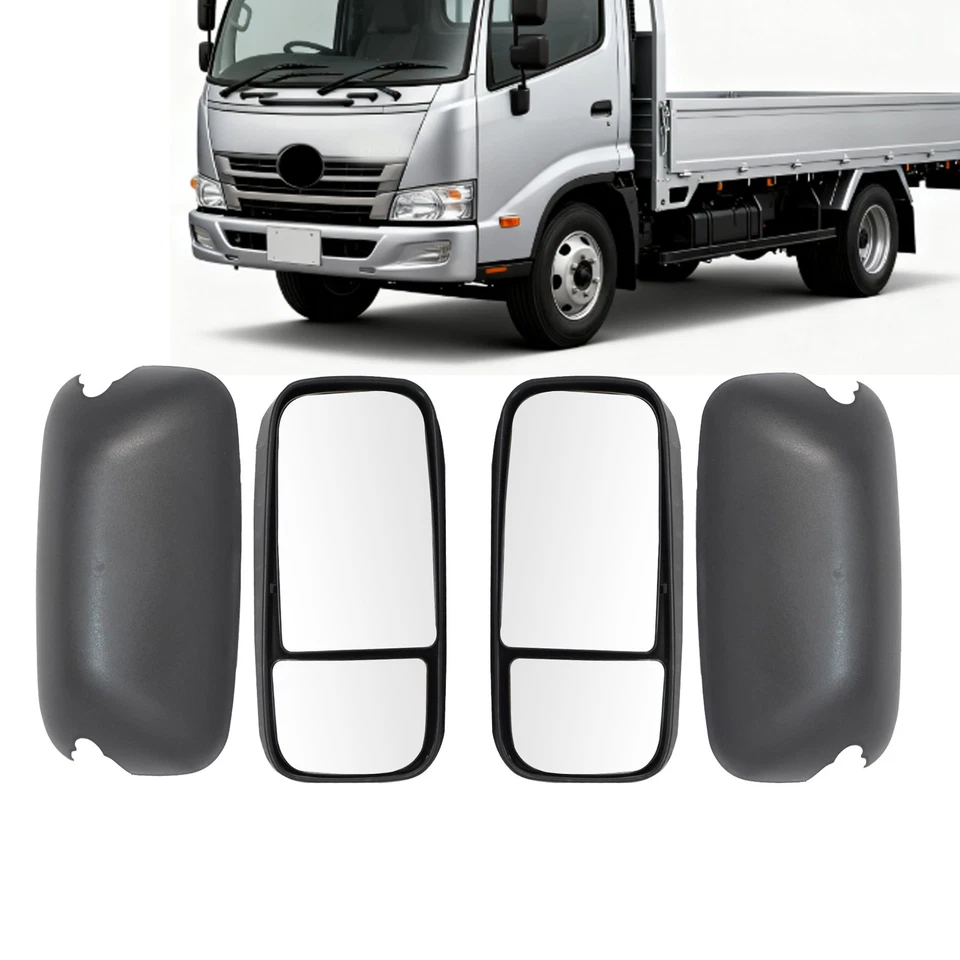 Door Mirror W/O Heater and Electric For 2012-2020 Hino 155 195 195h 195h DC 300 Foto 1 de 4