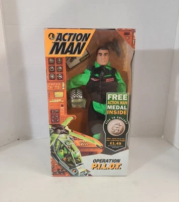 Action Man 12" Operation P.I.L.O.T.  Figura Hasbro 1994 nueva Foto 1 de 4