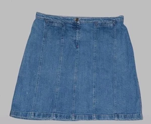 Falda Jean Jones Sports Denim De Colección Años 90 Y2K Talla 16 Elastizada Acogedora Informal Retro - Imagen 1 de 5