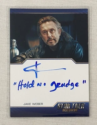 2022 Star Trek Discovery Season 3 Inscription Autograph Jake Weber  auto card - Image 1 of 2