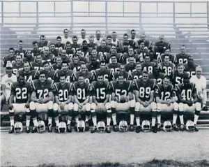 1965 BOSTON PATRIOTS AFL TEAM PHOTO NICK BUONICONTI HOF - Picture 1 of 1