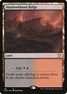 4x Shadowblood Ridge - NM - Crimson Vow Commander - SPARROW MAGIC mtg - Picture 1 of 1