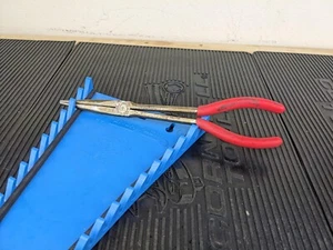 #bb168 Snap On Tools 11" Long Soft Grip Needle Nose Pliers 911BCP - Picture 1 of 21
