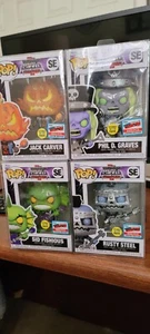 FUNKO 2023 HEAVY METAL HOLLOWEEN NEW YORK COMIC CON PHIL, SID, JACK, RUSTY GITD - Bild 1 von 9