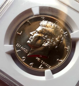 1964 kennedy half dollar NGC PRF65 - Picture 1 of 3
