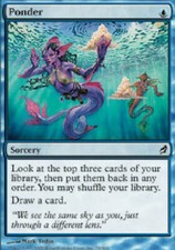 PONDER Lorwyn MTG Magic the Gathering Cards DJMagic