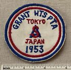Vtg 1953 Grant Hts Pta Tokyo Japan Sa Patch Uniform Badge Boy Scout High School?
