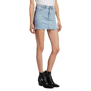 Mini falda de mezclilla Hudson Viper dobladillo crudo nueva sin etiquetas $195 talla 23 - Imagen 1 de 10
